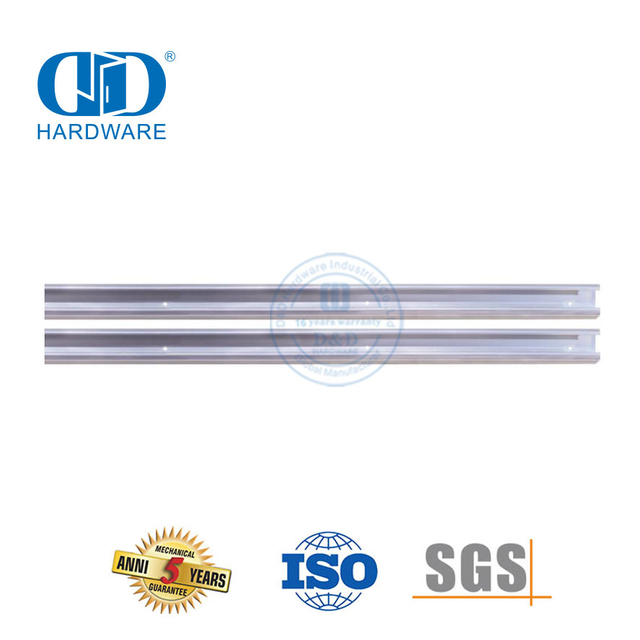 Desvio de aço inoxidável porta do celeiro decorativo ferragem kit roda rolo porta madeira Hardware-DDBD068