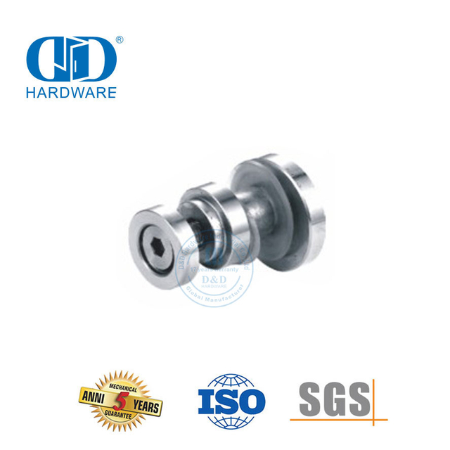 Acessórios de hardware para porta deslizante de chuveiro de aço inoxidável Acessórios de vidro para porta deslizante Arrester-DDSL002-2