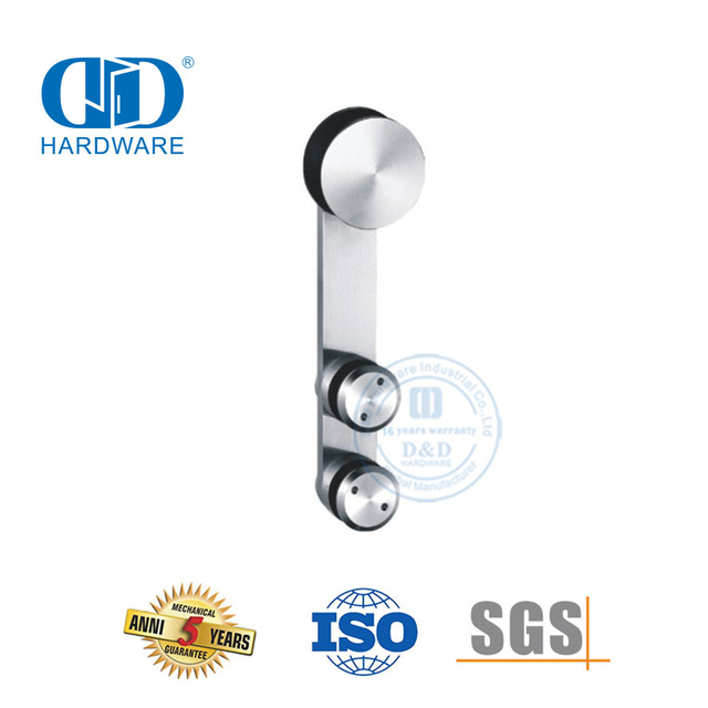 Os acessórios de aço inoxidável do OEM ajustaram o encaixe de vidro do hardware da porta dos acessórios de vidro para Bathroom-DDGS102