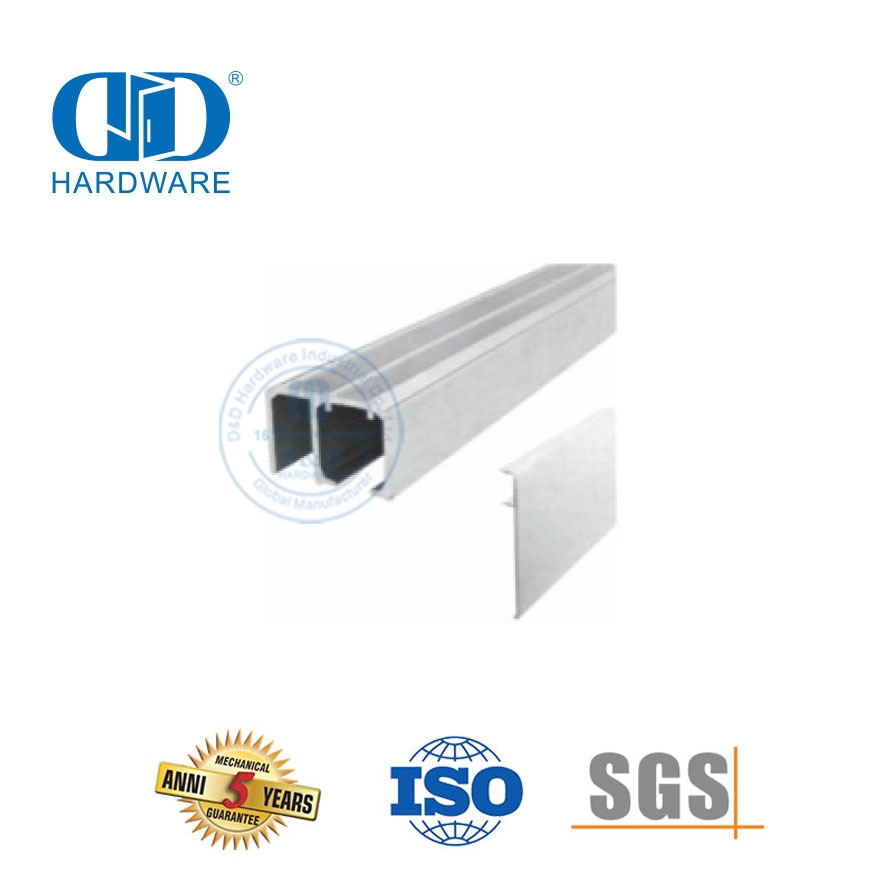 Conjunto de acessórios de vidro silencioso de alumínio de aço inoxidável, hardware de vidro, rolo de porta de chuveiro para porta deslizante interna-DDGS141