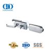 Fechadura de canto de aço inoxidável, encaixe de ferragem, maçaneta de porta de vidro, acessórios para chave Lock-DDGL001