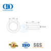 Acessórios de móveis de hardware de porta deslizante de aço inoxidável Maçaneta de porta deslizante de vidro em concha Handle-DDSK016