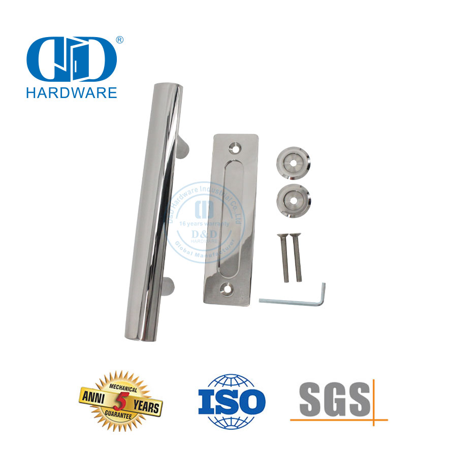 Aço inoxidável pss acabamento armário porta acessórios celeiro puxar alça tubular puxar Handle-DDBD101 PSS
