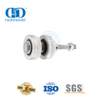 Divisória de vidro para guarda-roupa, aço inoxidável, montagem de porta, rolo de porta de vidro para banheiro, banheiro-DDGS159