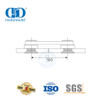 Conector de vidro horizontal de aço inoxidável, acessório para móveis, porta de vidro pivot-DDGP017