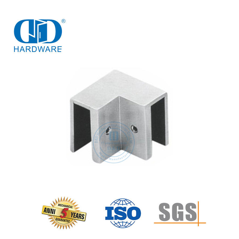 Conector de suporte de painel de vidro de aço inoxidável conector de tubo conector de suporte de vidro para suportar Pipe-DDSC020