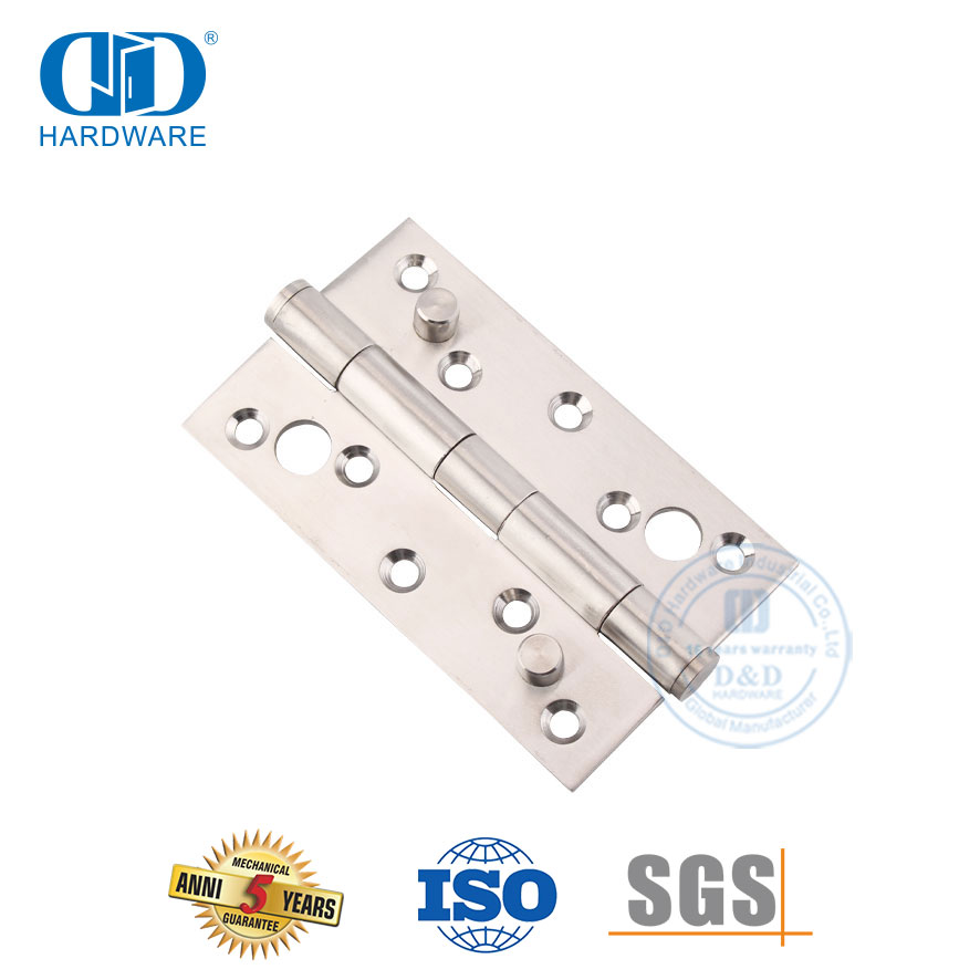 Dobradiça de segurança dupla com rolamento de esferas de aço inoxidável com cinco juntas-DDSS014