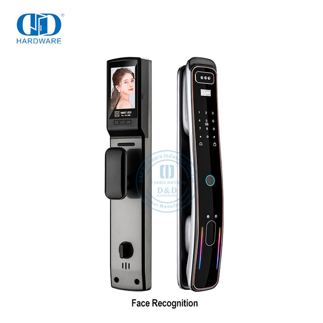 Fechadura eletrônica de impressão digital automática com reconhecimento facial 3D-DDEL014