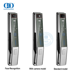 Senha de impressão digital de segurança de abertura rápida Digital Eletrônico Cartão IC Alarme Smart Door Lock-DDEL015