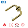 Espelho de latão polido dourado EN 1906 tipo tubular maçaneta de porta-DDTH002-PB