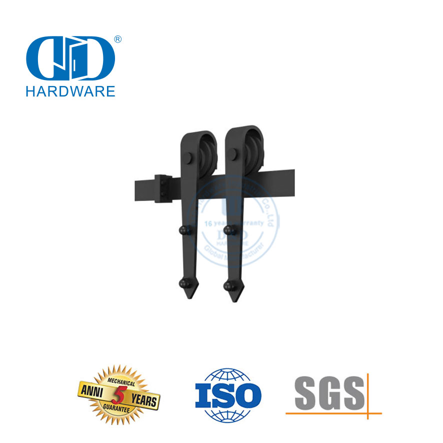 Acessório de ferragem de porta de aço inoxidável Bypass Hardware de porta de celeiro Hardware de porta de madeira de celeiro-DDBD006