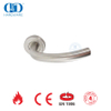 Decoração de casa moderna EN 1906 Hardware Silver Hollow Lever Handles-DDTH004-SSS