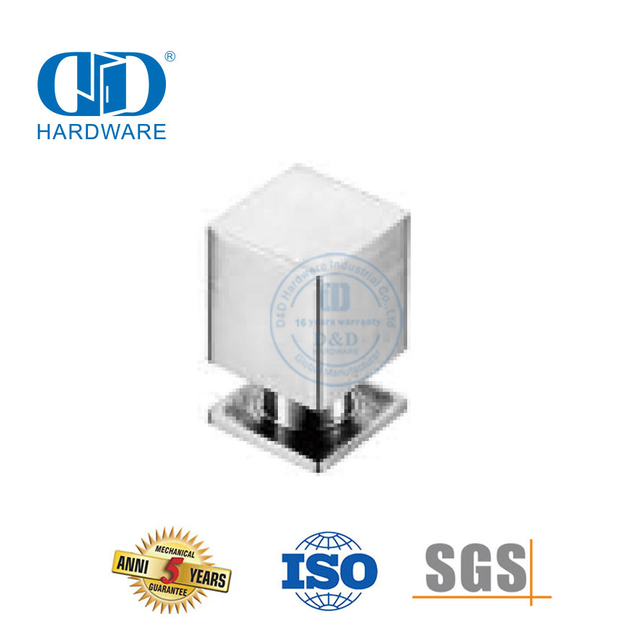 Puxadores e alça de gaveta com alça de aço inoxidável de cobre quadrado elegante-DDFH062