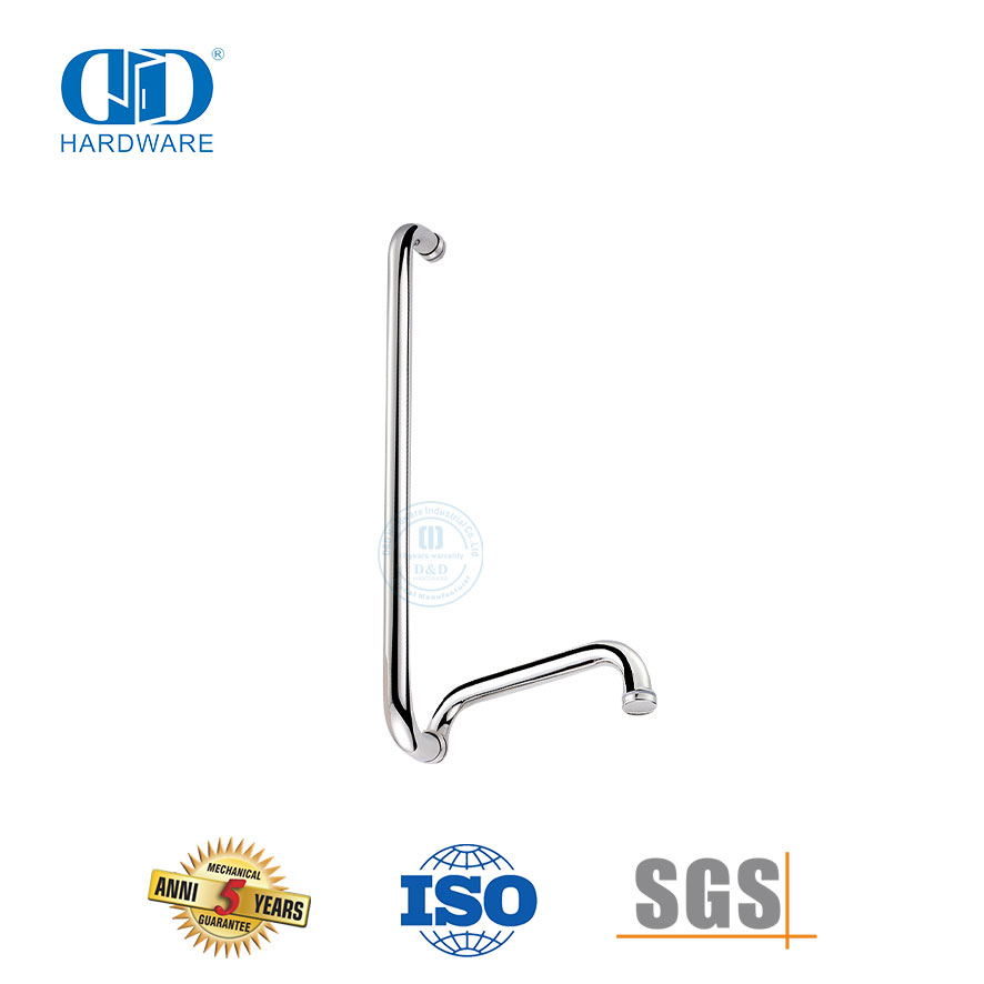  Hardware de móveis montagem banheiro temporizador porta puxador de aço inoxidável-DDPH018