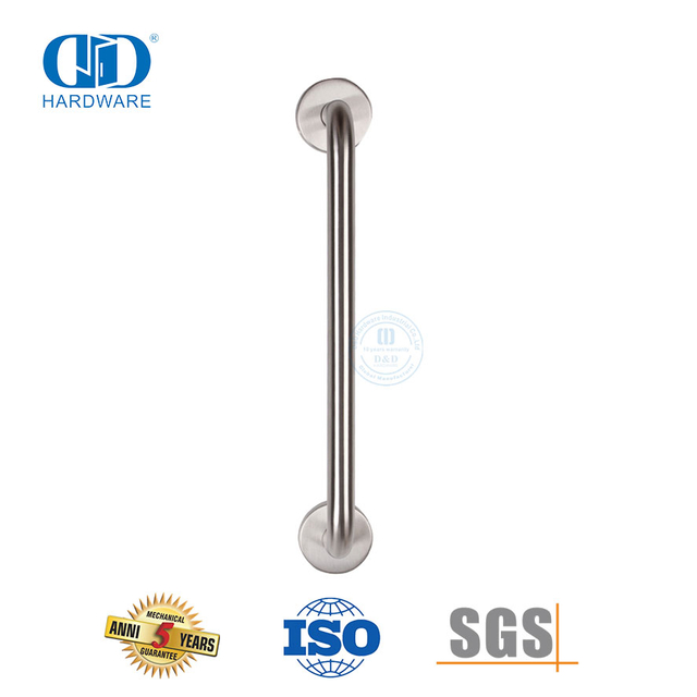  Banheiro de aço inoxidável redondo único toalheiro acessórios do banheiro puxar Handle-DDPH019