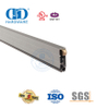 À prova de som de alumínio anodizado serviço médio tempo descascamento gota porta deslizante inferior Seal-DDBS001