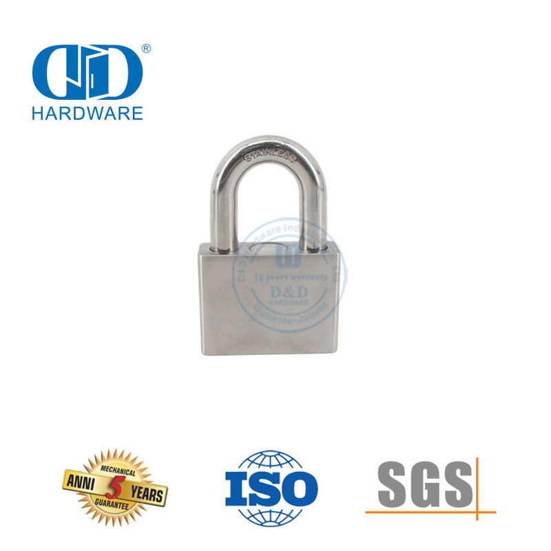 Universal anti-roubo de aço inoxidável chave mestra uncuttable armário portátil casa armazenamento de ferragem fechadura da porta Padlock-DDPL002-60mm