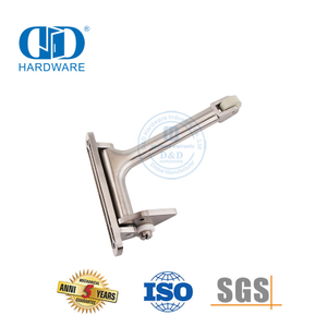 Hardware resistente à prova de fogo disponível em aço inoxidável Coordenador de porta seletor de porta de gravidade reversível sem mão para porta de metal oco-DDDR001-7 polegadas