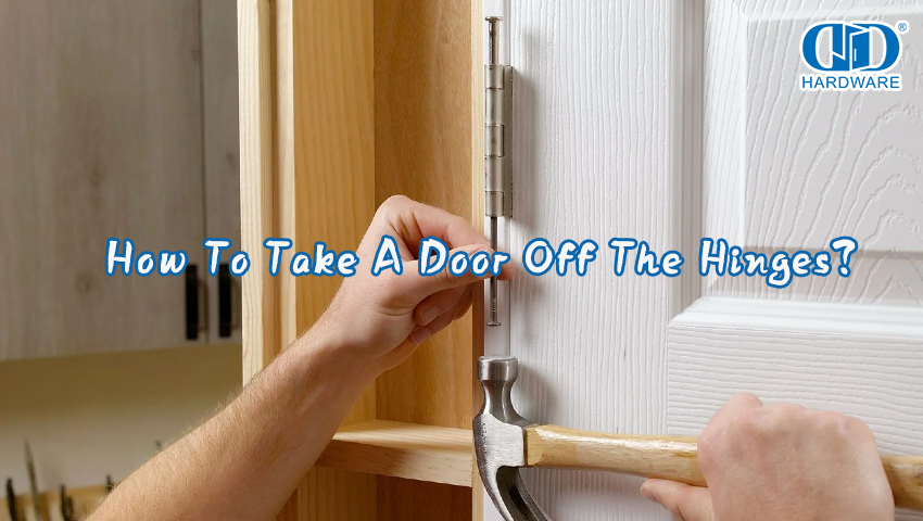 Como tirar uma porta das dobradiças？