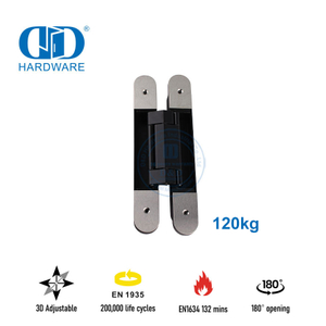 EN1935 Fabricante Dobradiça de porta oculta 3D para porta resistente-DDCH008-G120