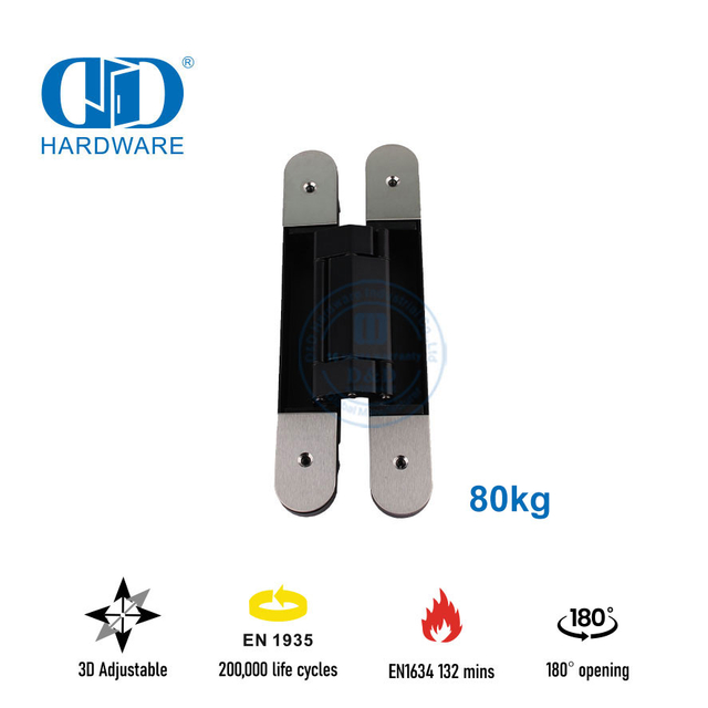 Dobradiça de porta de segurança de tipos ocultos EN1935 para governo-DDCH008-G80