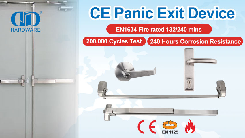 O que é um dispositivo de saída de pânico CE EN1125 e por que é essencial para as portas com classificação de incêndio