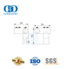 Aço inoxidável superior marinho ferragem dobrável conector giratório acessórios painel de vidro suporte Connector-DDSC040
