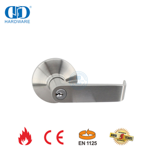 Haevy Duty Aço Inoxidável CE Barra de Pânico à Prova de Fogo Alavanca Exterior Guarnição Dispositivo de Bloqueio de Pânico Para Emergência De Madeira Metal Door-DDPD012-B-CE