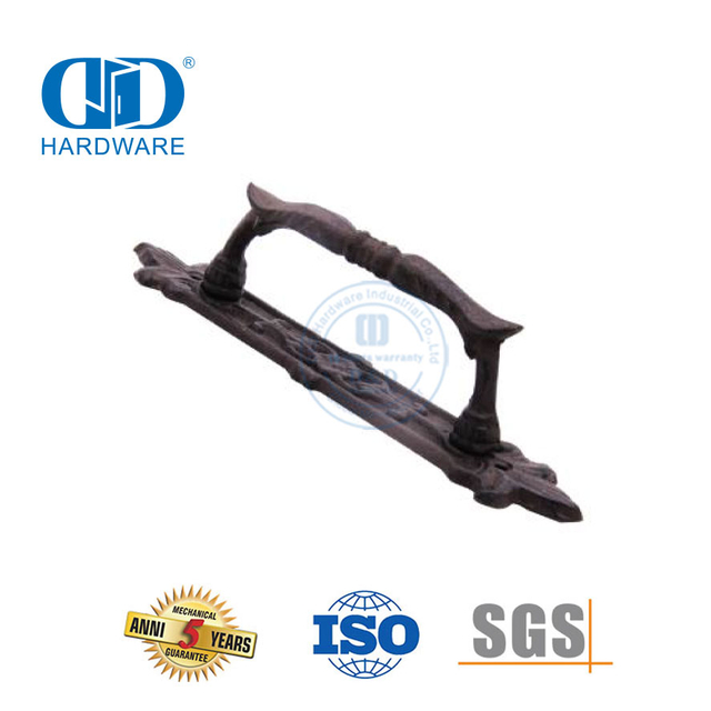 Acessórios modernos de aço inoxidável para porta deslizante de celeiro para portas de desvio-DDBD096
