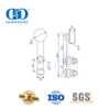 Os acessórios de aço inoxidável do OEM ajustaram o encaixe de vidro do hardware da porta dos acessórios de vidro para Bathroom-DDGS102