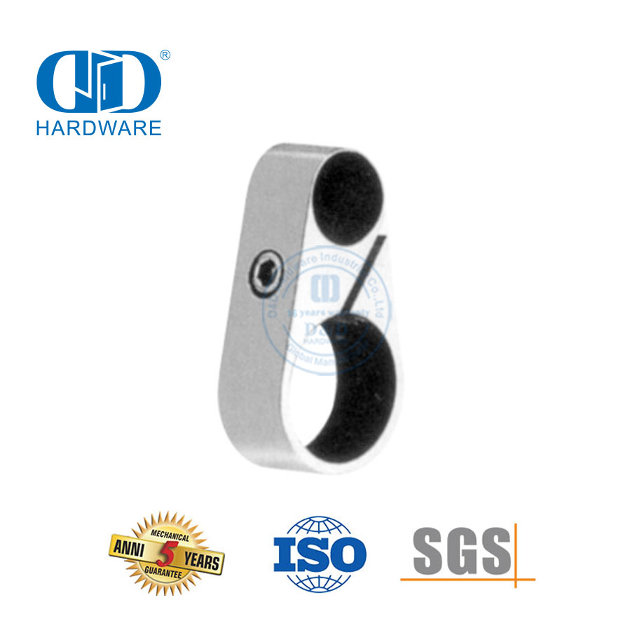 Boa qualidade batente de porta acessório de móveis de aço inoxidável hardware de porta de banheiro para porta deslizante-DDGS118