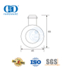 Polia de roda de aço inoxidável, hardware de vidro, acessórios de banheiro, cabide de rolo para porta deslizante-DDGS121