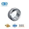 Acessórios para móveis de aço inoxidável lidar com botão de vidro ferragem montagem alumínio através do furo cupped Handle-DDSK015