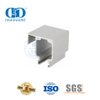 Acessórios de móveis de vidro de porta deslizante sem moldura de aço inoxidável de fábrica para banheiro-DDGS143