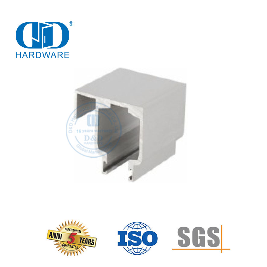 Acessórios de móveis de vidro de porta deslizante sem moldura de aço inoxidável de fábrica para banheiro-DDGS143