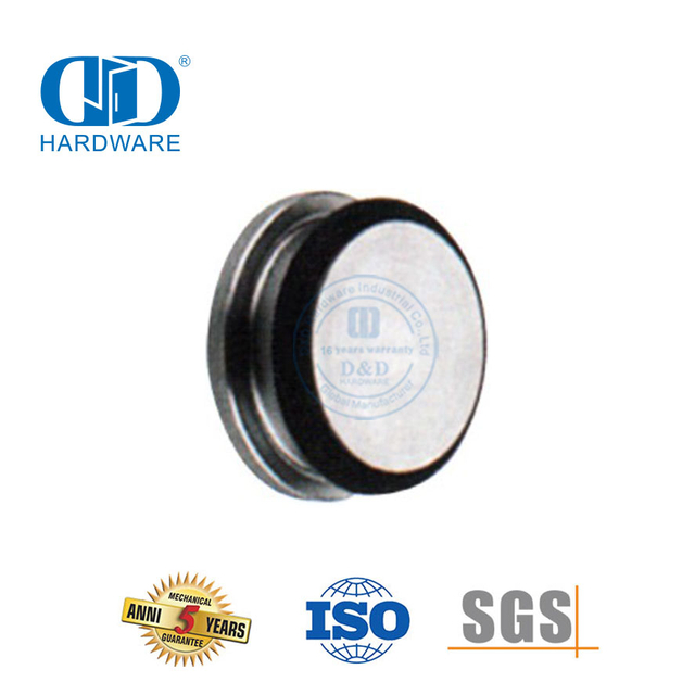 O tubo de fechamento do bocal plug aço inoxidável vidro ferragem acessórios conjunto porta deslizante tubo para banheiro Lavatory-DDGS125