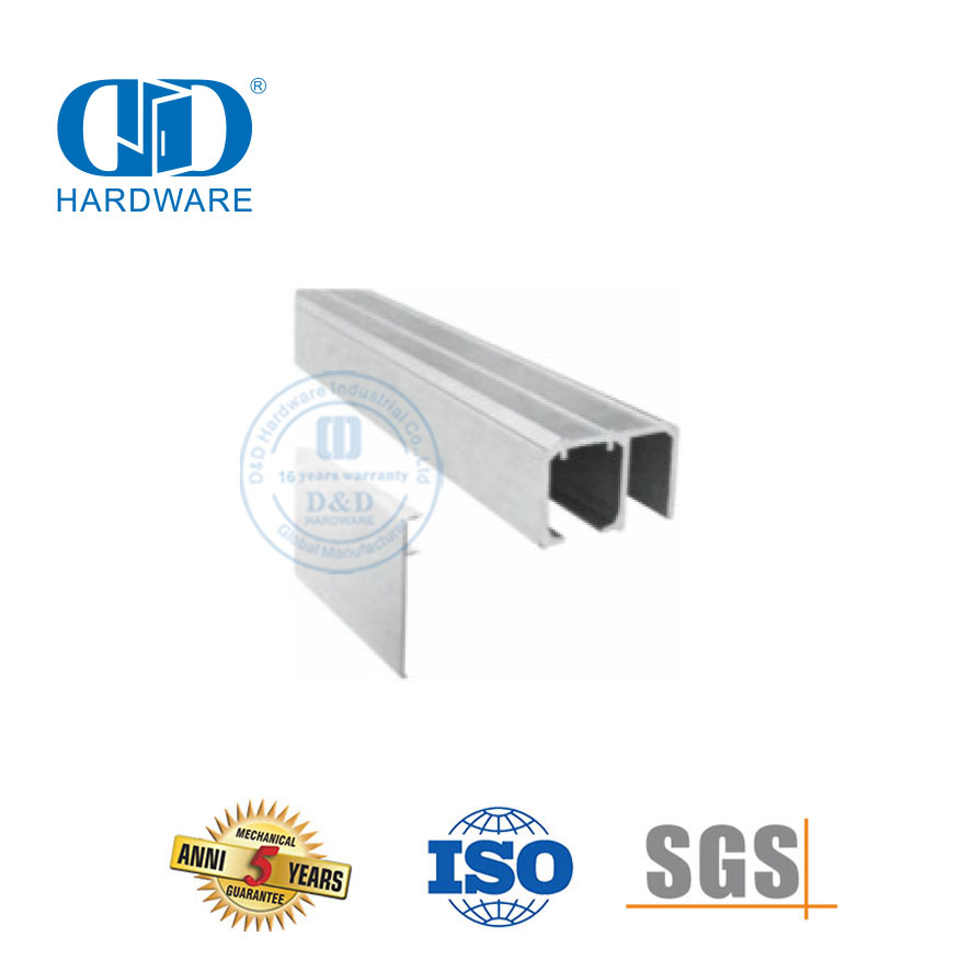 Conjunto de acessórios de vidro silencioso de alumínio de aço inoxidável, hardware de vidro, rolo de porta de chuveiro para porta deslizante interna-DDGS141