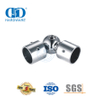 Conector de tubo redondo de aço inoxidável, suporte de banheiro, tubo de chuveiro, conectores de painel, acessórios de vidro-DDSC026