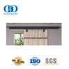 Aço inoxidável resistente única pista bypass grande raio roda deslizante porta do celeiro ferragem bypass porta do celeiro Hardware-DDBD037