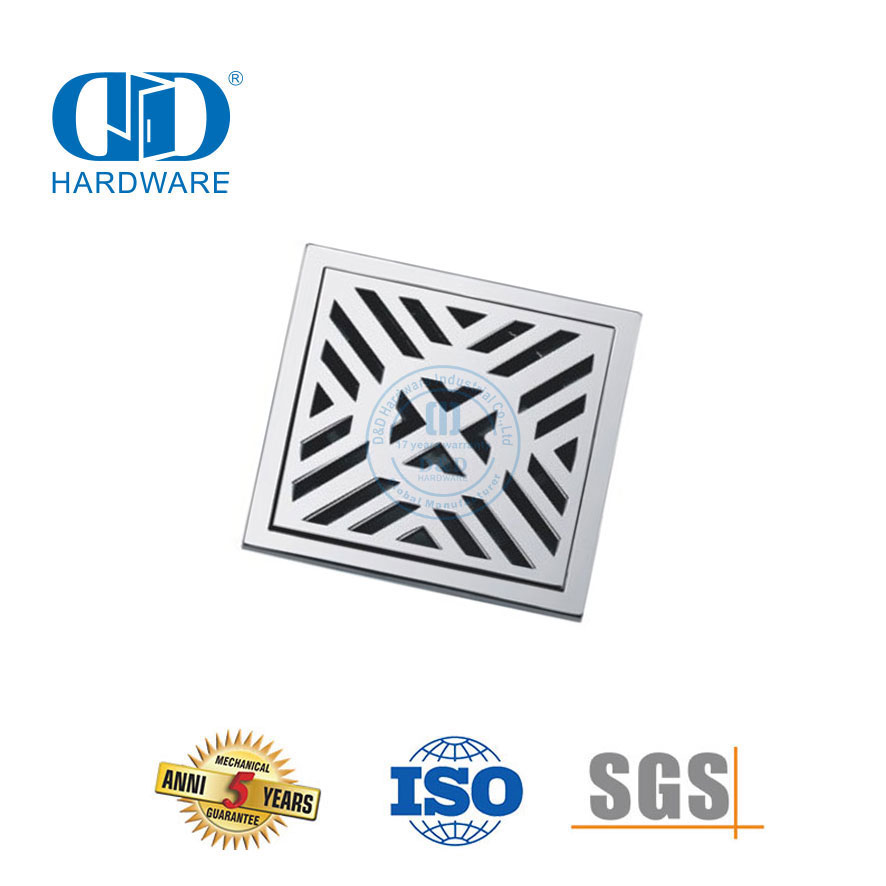 China fabricante acessórios para móveis de aço inoxidável ralo de piso de cozinha ralo de chuveiro de banheiro-DDFD007