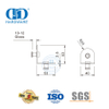Acessórios de banheiro de aço inoxidável, conector de dobradiça de chuveiro, clipe de canto de parede de vidro, encaixe Connector-DDWC001