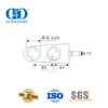 Sistemas de pivô de porta de vidro de aço inoxidável Porta deslizante Hardware Porta inferior Pivot-DDGP013