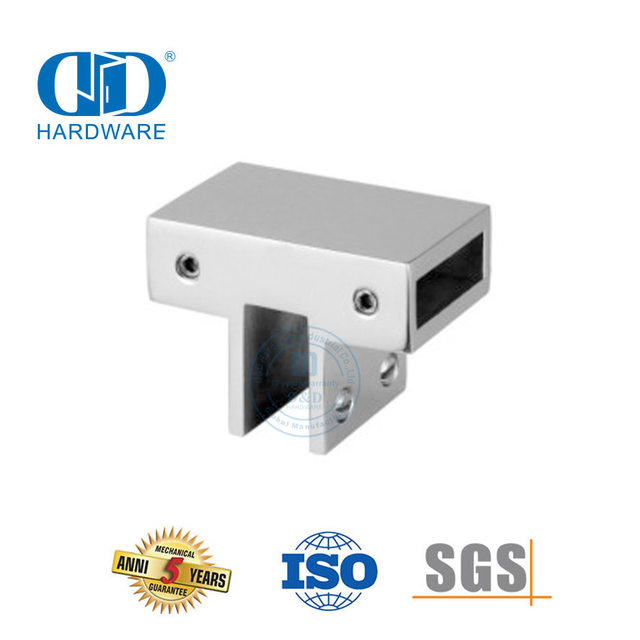 Suporte de banheiro de aço inoxidável painel de vidro conector porta de vidro hardware chuveiro cubículo System-DDSC016