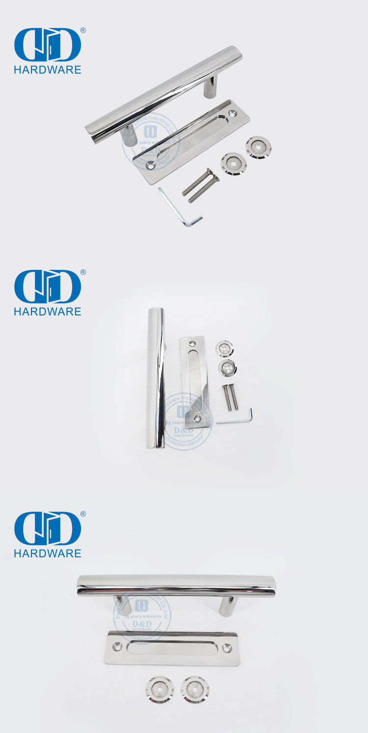 Aço inoxidável pss acabamento armário porta acessórios celeiro puxar alça tubular puxar Handle-DDBD101 PSS