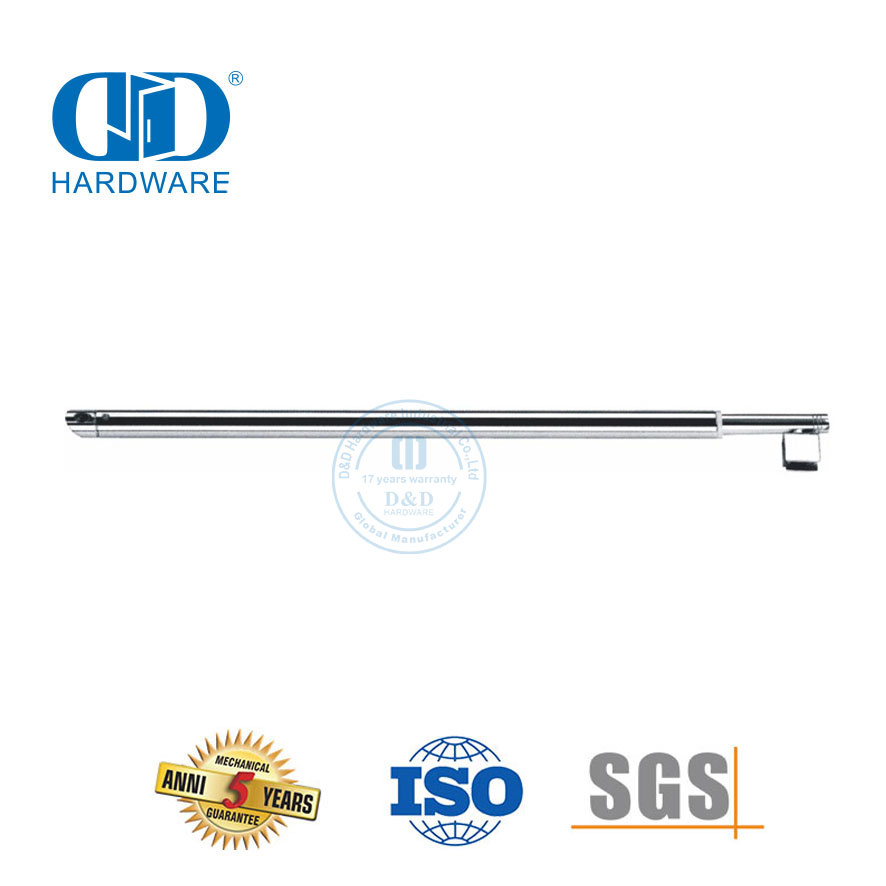 Aço inoxidável fornecimento direto da fábrica comercial banheiro ajustável haste de chuveiro painel vidro suporte Connector-DDSC022