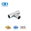 Conector de tubo redondo de aço inoxidável, sistema de cubículo de chuveiro comercial, suporte de painel de vidro Connector-DDSC036