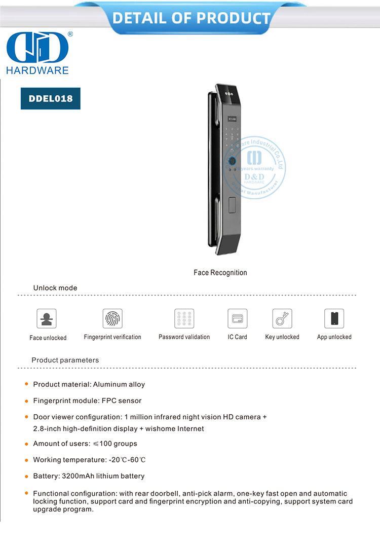 fechadura de porta com teclado inteligente