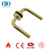 Espelho de latão polido dourado EN 1906 tipo tubular maçaneta de porta-DDTH002-PB
