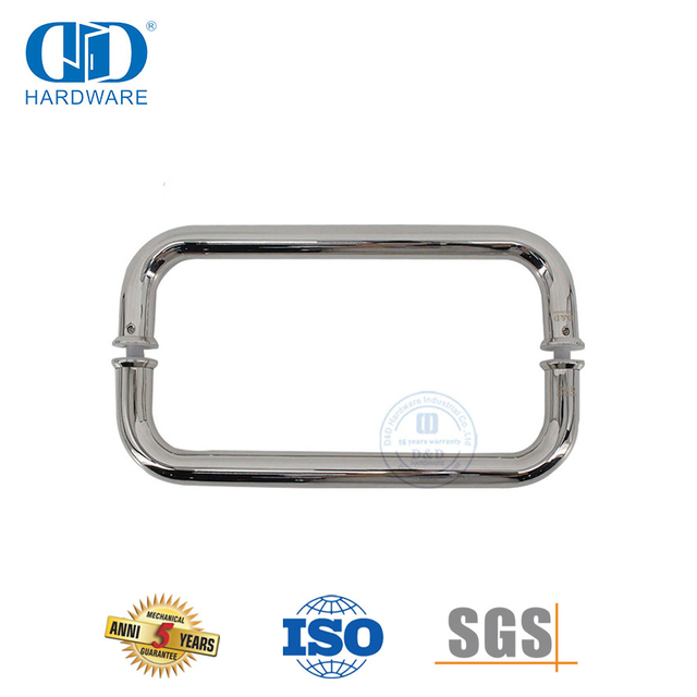 Novo design de aço inoxidável para chuveiro, banheiro, porta de vidro, puxador-DDPH007-A-PSS