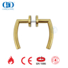 Puxadores de alavanca de porta externa comercial de latão acetinado de aço inoxidável-DDTH011-SB